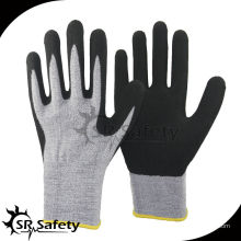 SRSAFETY Sicherheit Industrial Black Sandy Finish Nitril Handschuh für die Arbeit